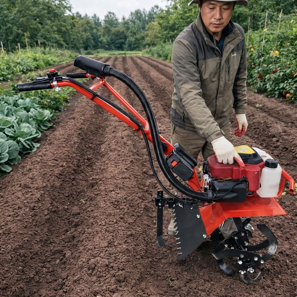 청년농기계 미니관리기 원터치 시동 소형 텃밭 트랙터, 1세트 659,000원