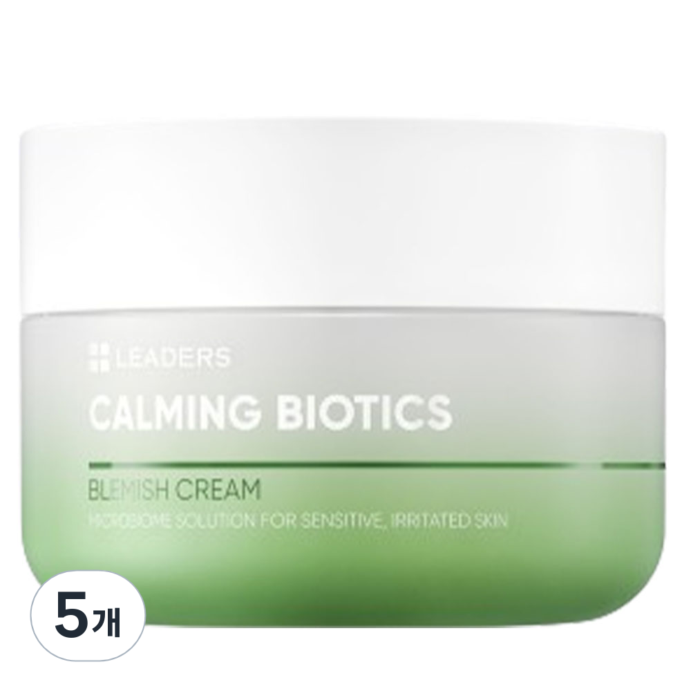 리더스 카밍 바이오틱스 블레미쉬 크림, 50ml, 5개 140,000원