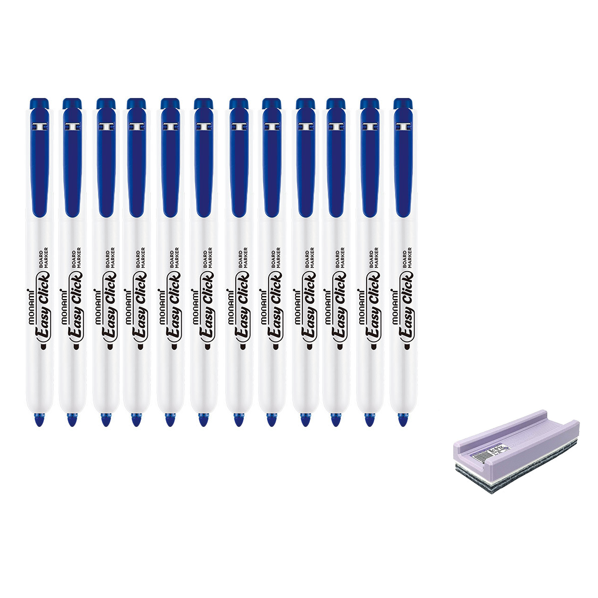 [엘제이] 모나미 이지클릭 보드마카 파랑(12자루) + 보드지우개 14,190원
