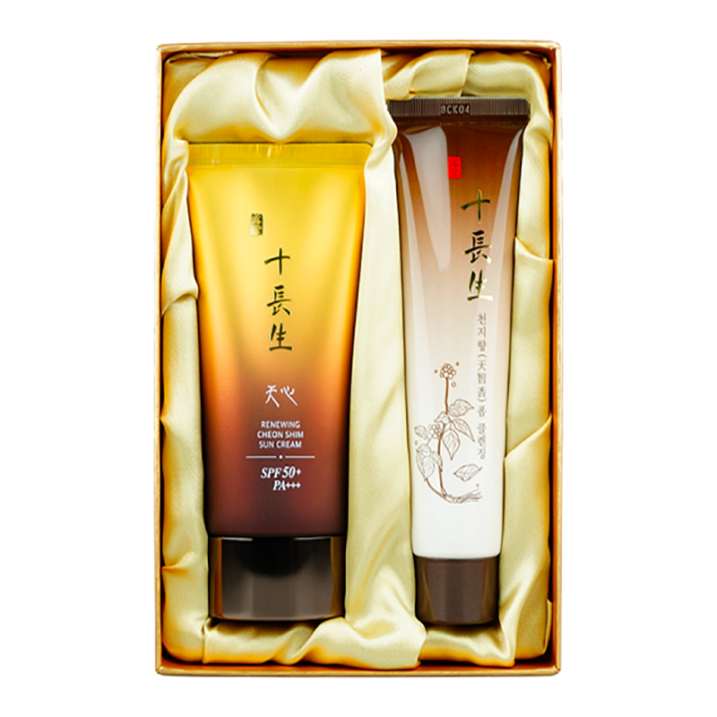 십장생 천심 선크림 80ml + 폼클렌징 50ml 기획세트 2024 NEW, 1개, 130ml 40,000원