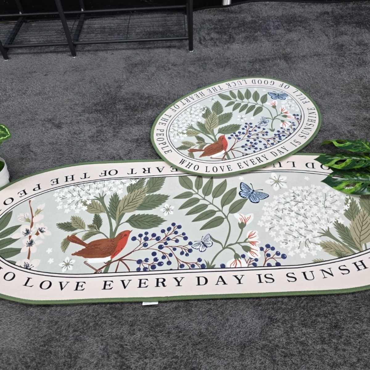 플로앤홈 프리미엄 홈스타일링 물세탁 미끄럼방지 다용도매트 발매트 주방매트 꽃무늬 세트 59,000원