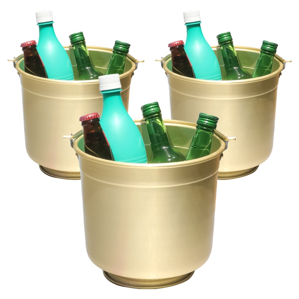 막걸리 쿨러 양은 얼음통 업소용 아이스버킷, 3개, 4.6L 55,770원