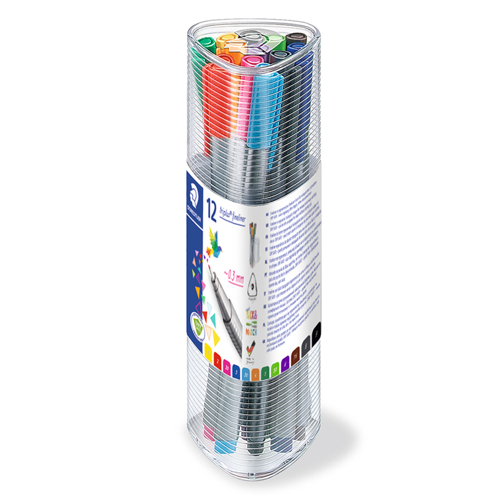 스테들러 트리플러스 화인라이너 334 수성펜 0.3mm PR12 7,700원