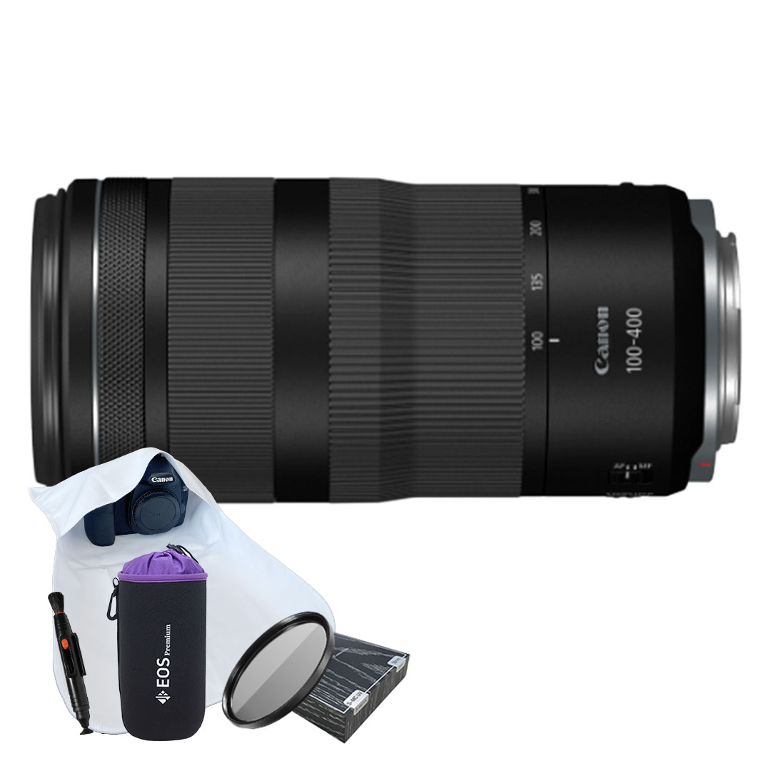 [포토리뷰이벤트]캐논 RF 100-400mm F5.6-8 IS USM + 포켓융 + 방수파우치 +렌즈 클리닝펜+ 67mm MCUV 필터 1,096,000원