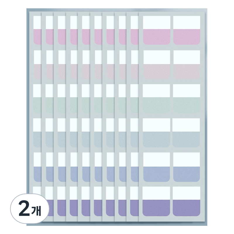 만들하비 인덱스 접착 메모지 대용량 09 파스텔컬러, 2개, 120개입 10,500원