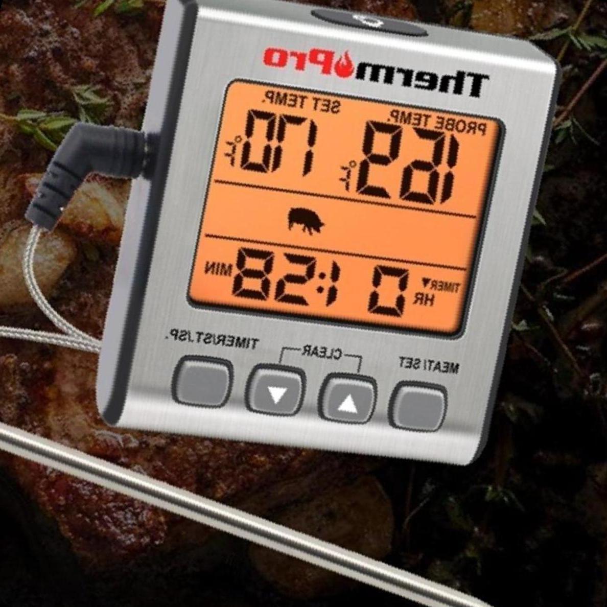 삽입식 음식온도계 고기조리 정확측정 디지털 빠른감지 뾰족한침 스테이크필수 25,110원