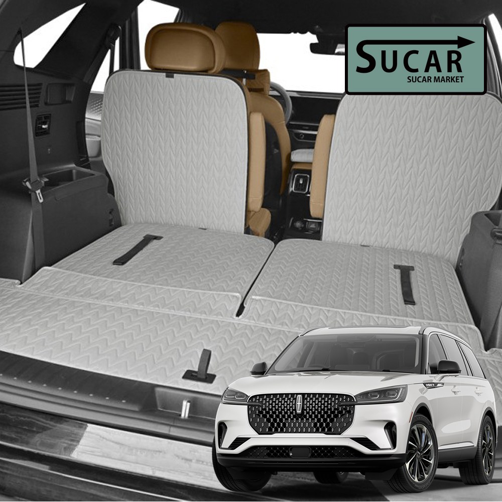 카구차 2025 링컨 에비에이터 페이스리프트 카페트 리노 가죽 트렁크매트 차박 바닥 자동차 카매트 SUV, 링컨 에비에이터 페리 7인승 79,800원