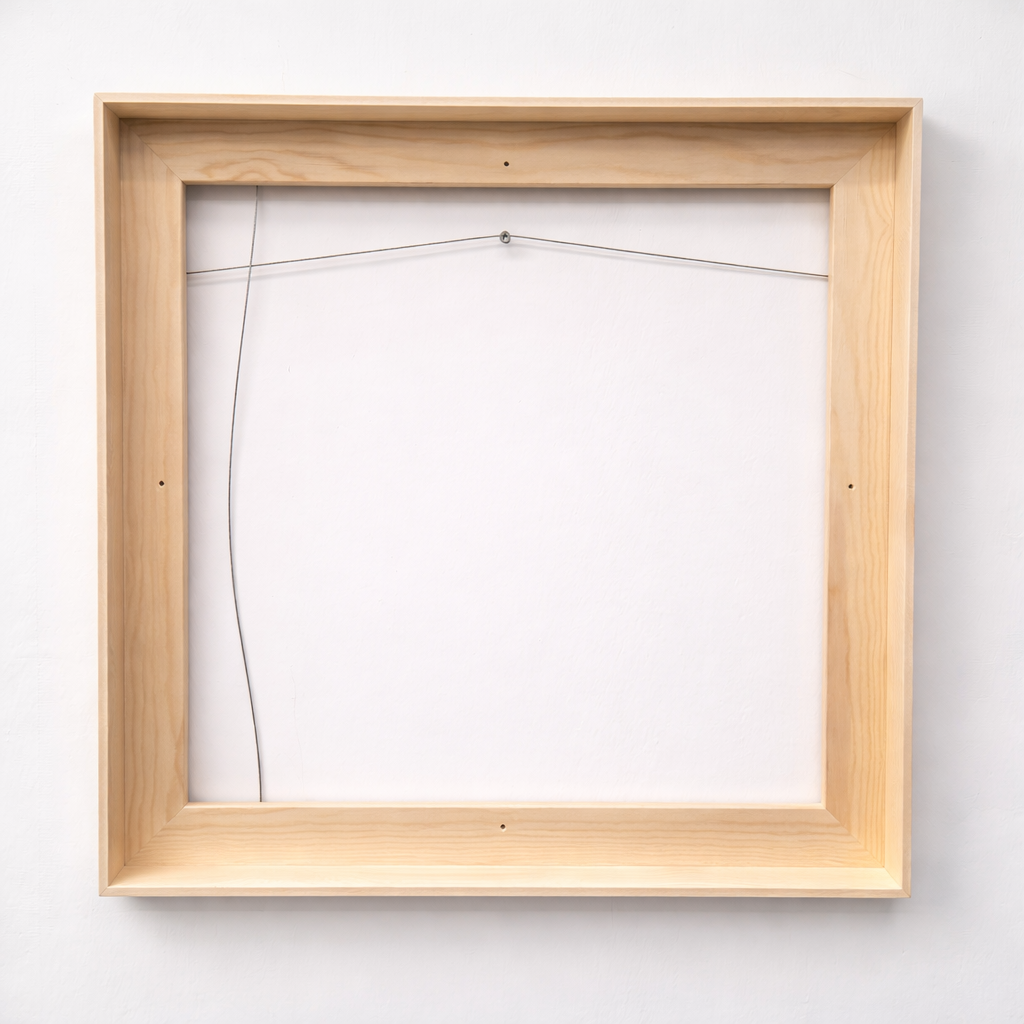 슬림형 원목올림액자 직각 프레임 0.6cm 작가용 캔버스액자 작품용, 1개, 네츄럴(내측높이2.5cm) 153,500원