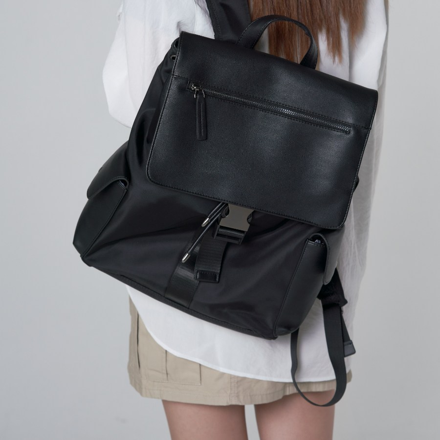 미녹 Zenith 심플 백팩 15인치 16인치 노트북백팩 20대 남자 직장인 나일론 가죽 백팩 99,000원