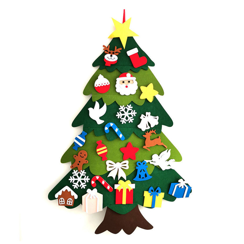 마다꾸미 DIY 크리스마스 트리 부직포 펠트 키트 5단 선물 트리, 혼합색상, 70 x 98 cm, 1개 12,900원