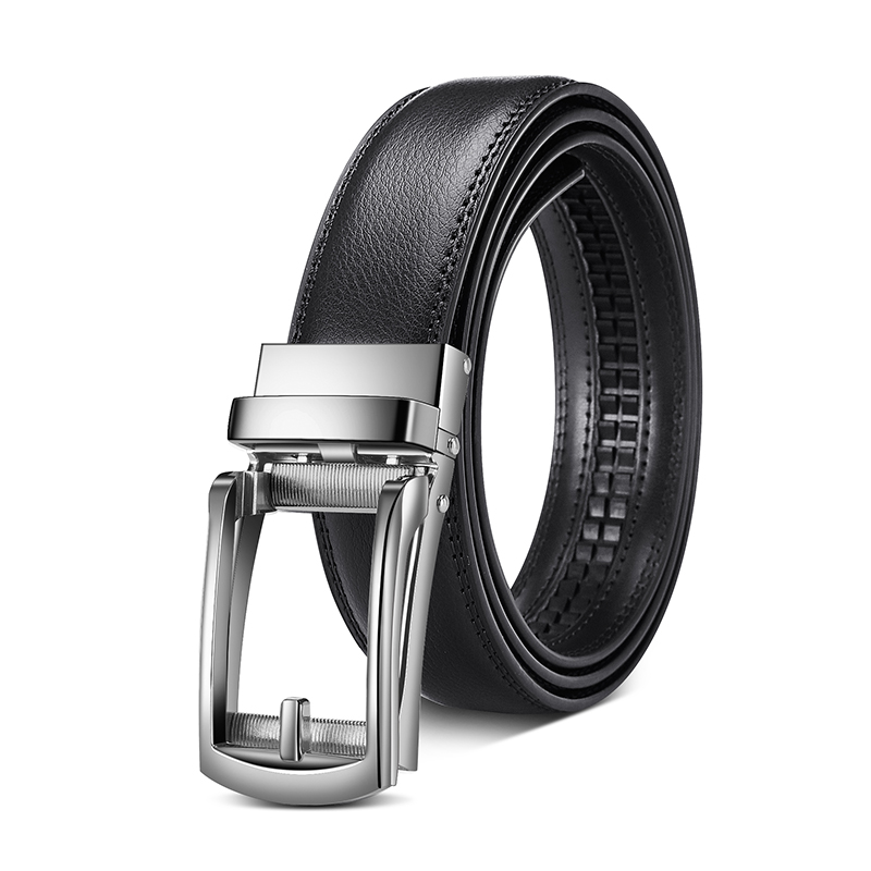 CKIRUV 남성 벨트 자동조절 허리띠  가죽 정장  상무 캐주얼 고급 조절가능  절단가능 11,900원