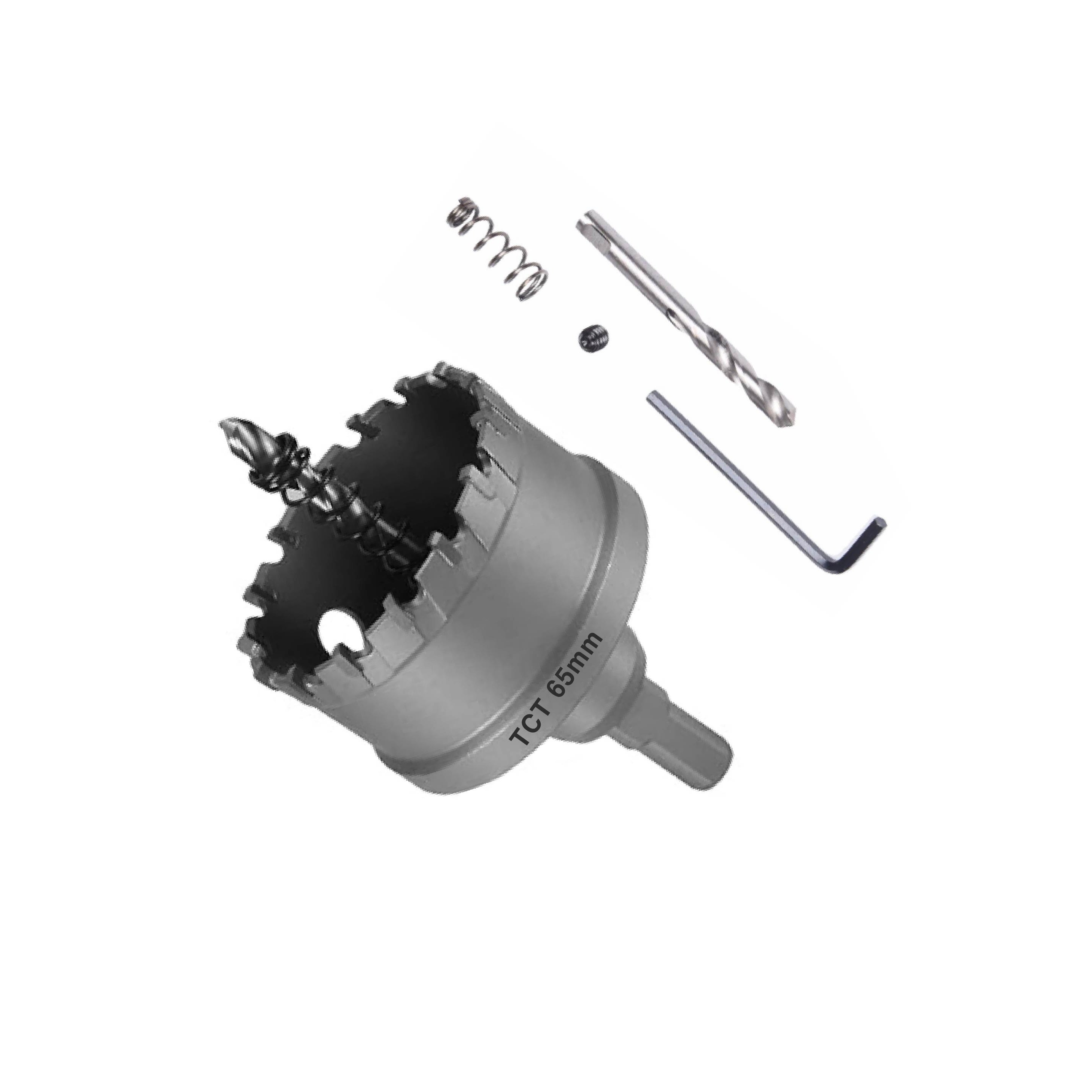 플로메리아 TCT 초경 스텐 홀쏘 65mm 아바일체형 모든 금속 싱크대 철판 스텐판 알루미늄 목재 타공 드릴 홀소 홀커터 홀컷터 원형 32,900원