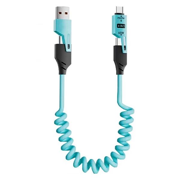 호후 4in1 라이트닝 멀티 고속충전 스프링 케이블 프링블 8,850원