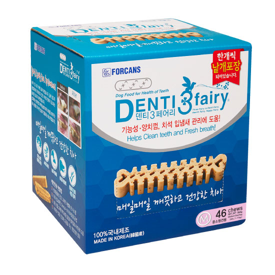 포켄스덴티페어리 반려동물 디스펜서 덴탈 껌 M, 타피오카, 584g, 1개 25,950원