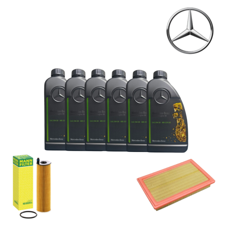 벤츠 GLC클래스 X253 순정엔진오일 + MANN 오일필터 + TTF 에어필터 세트 140,000원