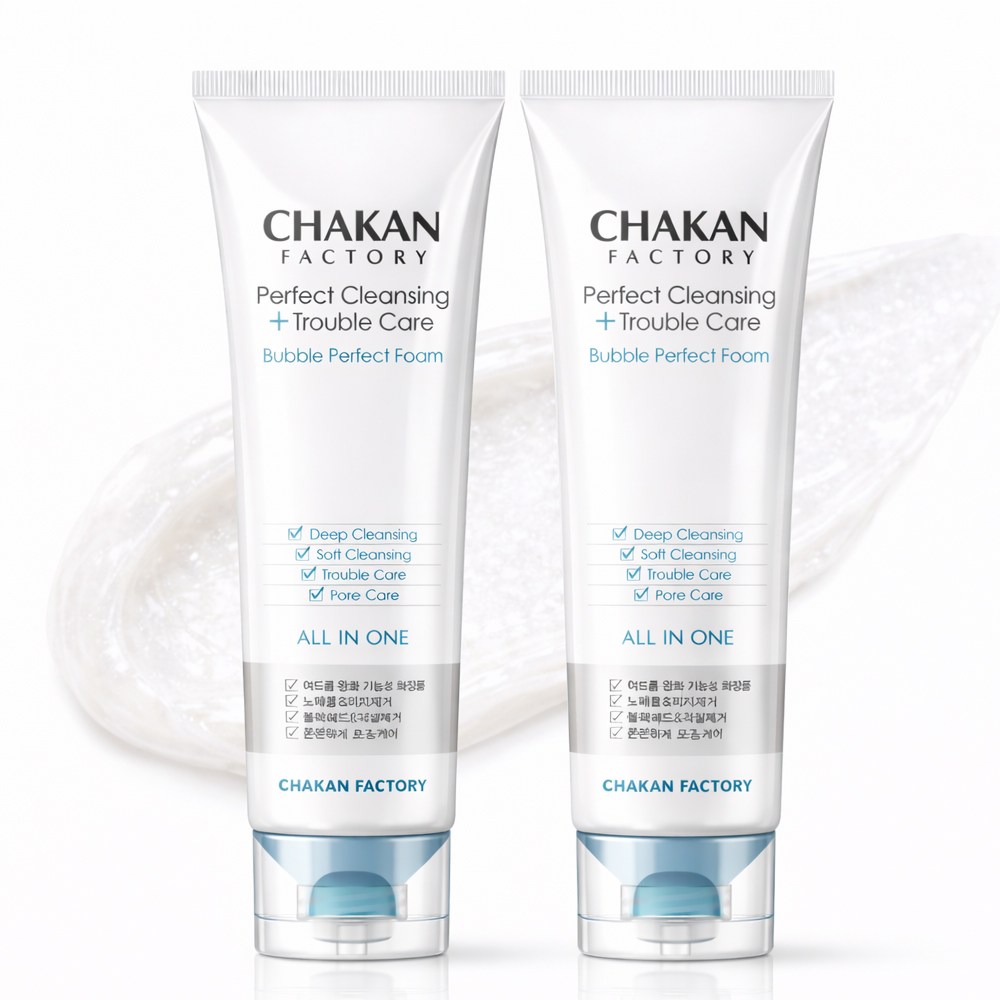 트러블 좁쌀 모공수축 얼굴각질제거 클렌징 버블지우개폼 120ml, 2개, 120ml 26,300원