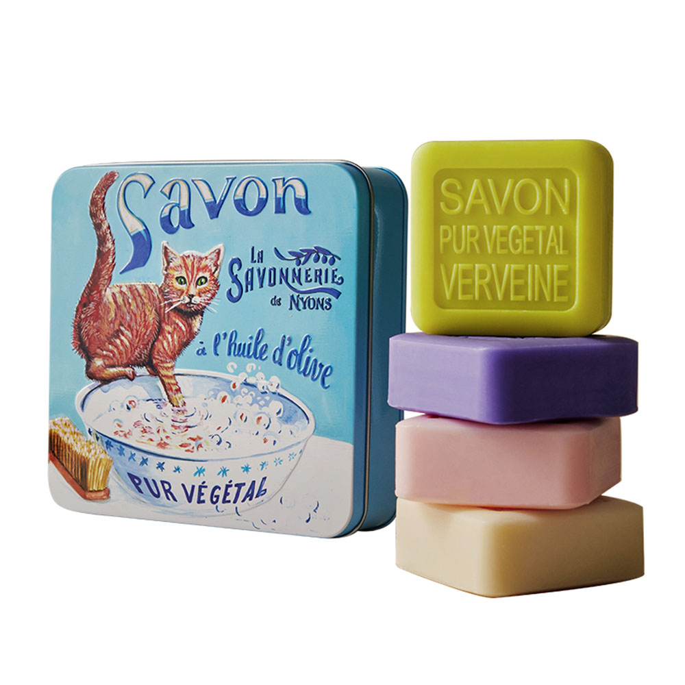 라 사본느리 드 니옹 프랑스 비누 대형 틴케이스, 100g, 4개입 34,900원