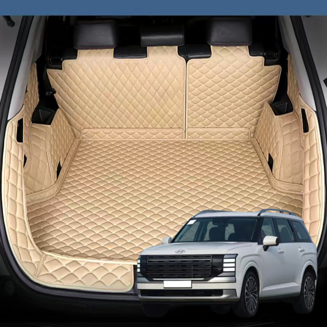 럭키카 디올 뉴 팰리세이드 LX3 트렁크매트 차박매트 카매트 방수 풀커버, 아이보리, 7인승3열수동 109,000원