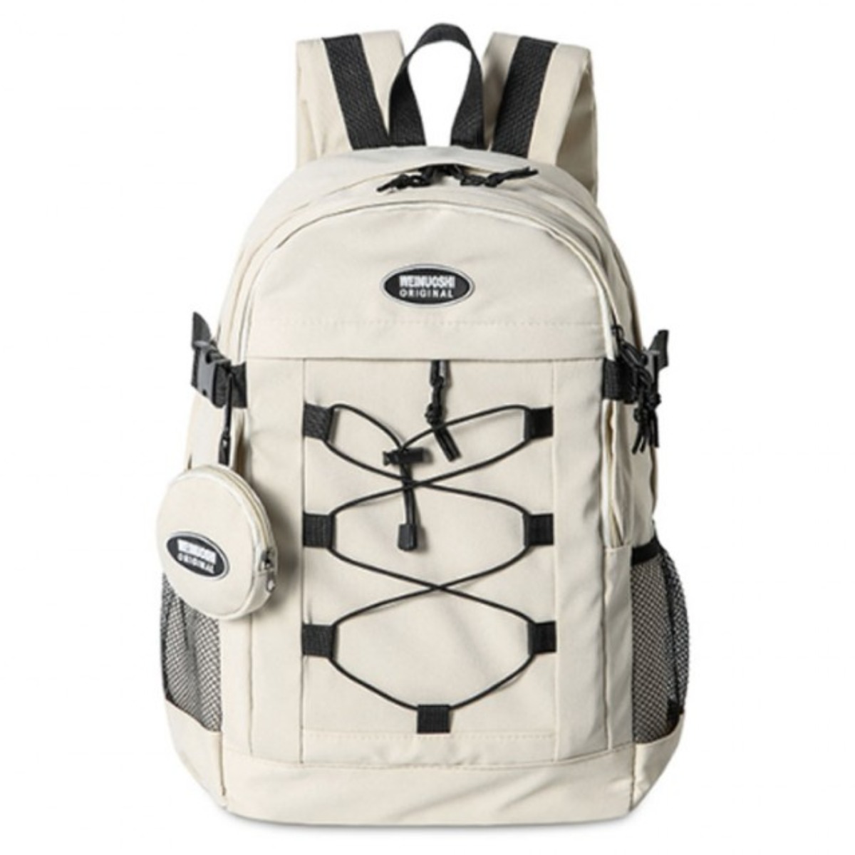 (오전10시당일배송)스터디 신학기 남녀공용 데일리 캐주얼 백팩 베이지 책가방, 초등학생 중학생 고등학생 대학생 49,800원