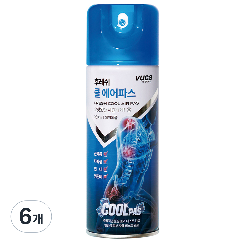 뷰카 후레쉬 쿨 에어 파스 스프레이 29,400원