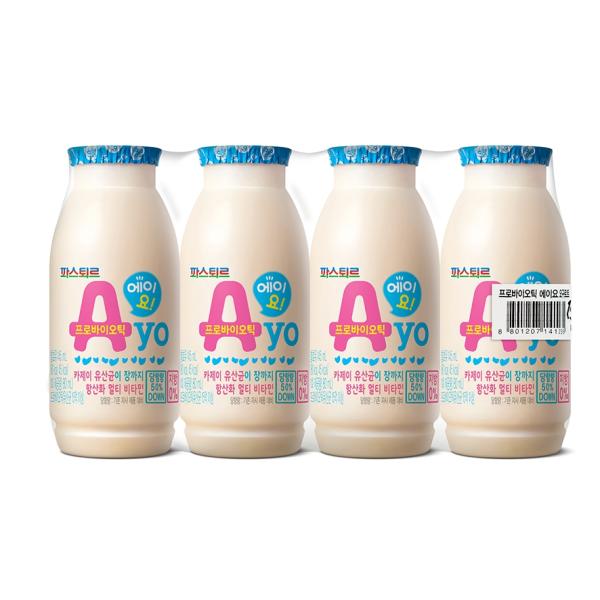파스퇴르 프로바이오틱스 에이요 요구르트, 48개, 145ml 30,900원