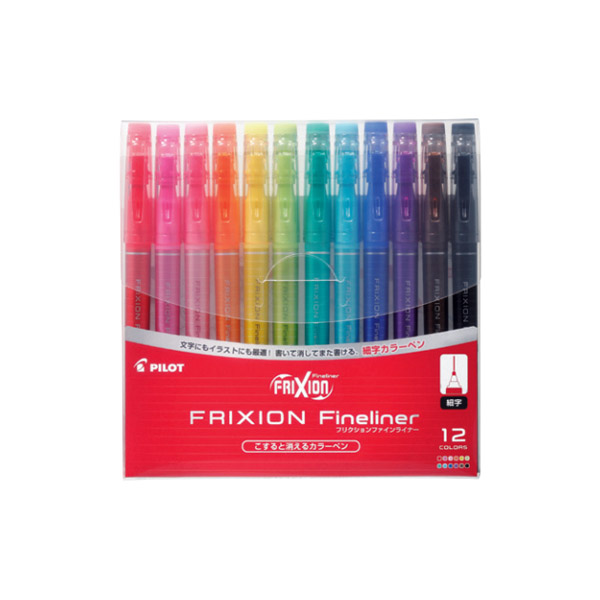 파이롯트 프릭션 파인라이너 0.45mm 12종 세트 SFFL-144F-12C 13,250원