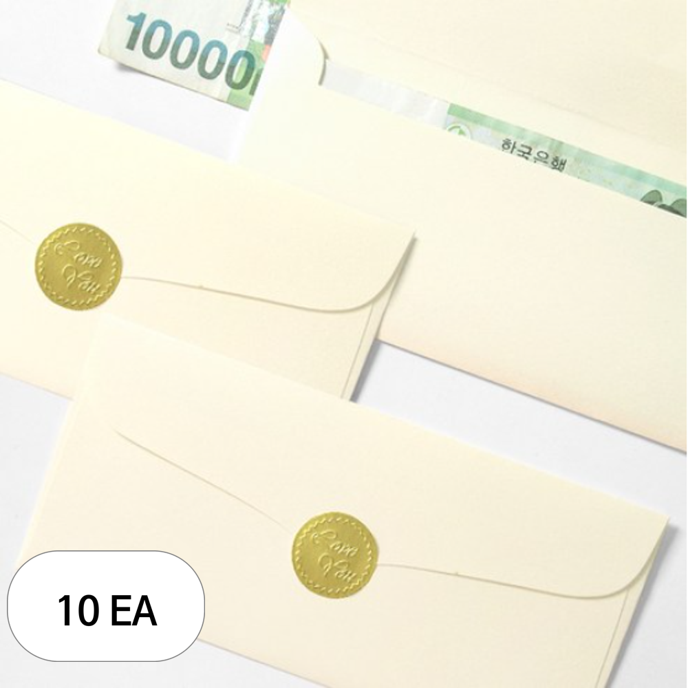 투영디자인 럭셔리 펄 용돈봉투 10p + 스티커 10p 12,900원