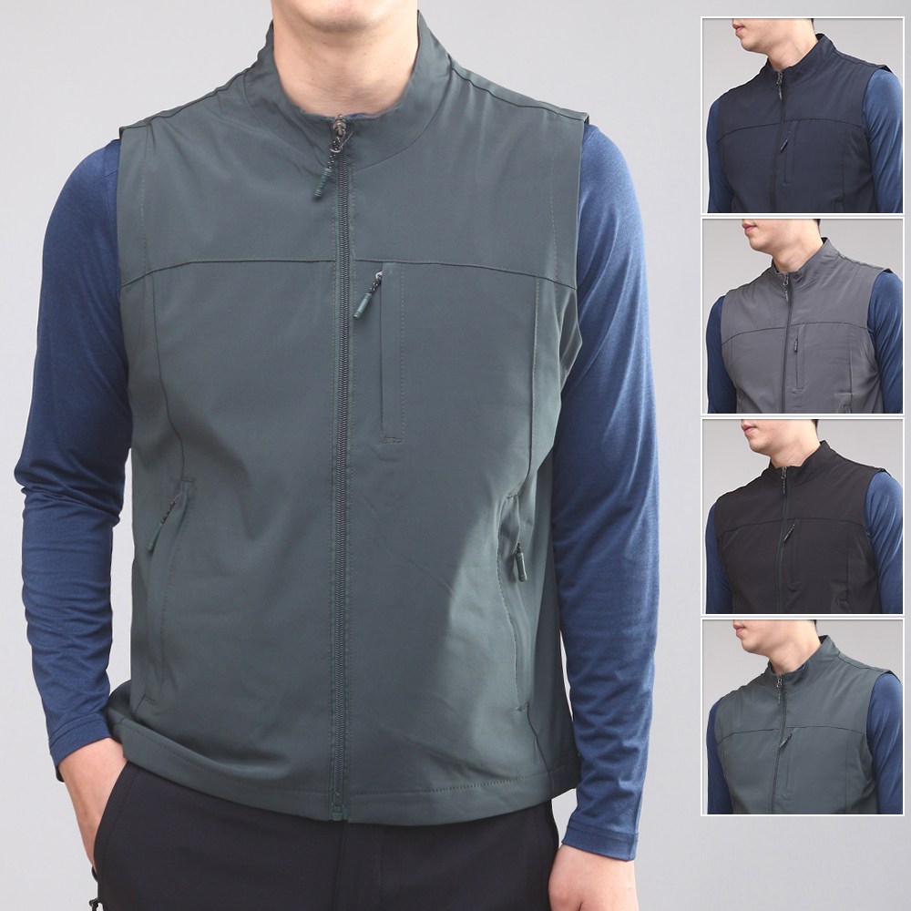 봄가을 WF 기능성 스판 집업 조끼 WFV1032 17,900원