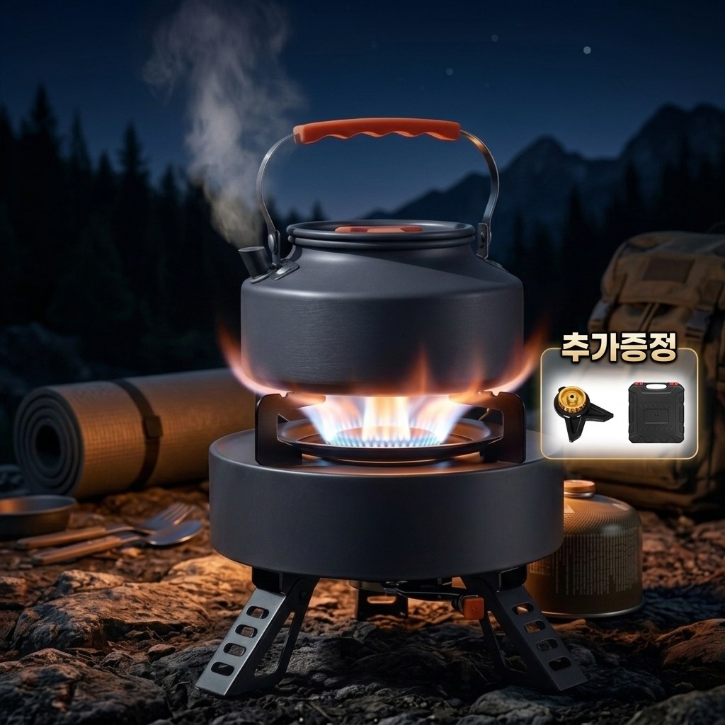 BlazeOne 캠핑버너 고화력가스버너 강염버너 휴대용 스토브 연장관100cm /무료배송, 1개, 실버색상 (어댑터, 가방 증정) 32,800원