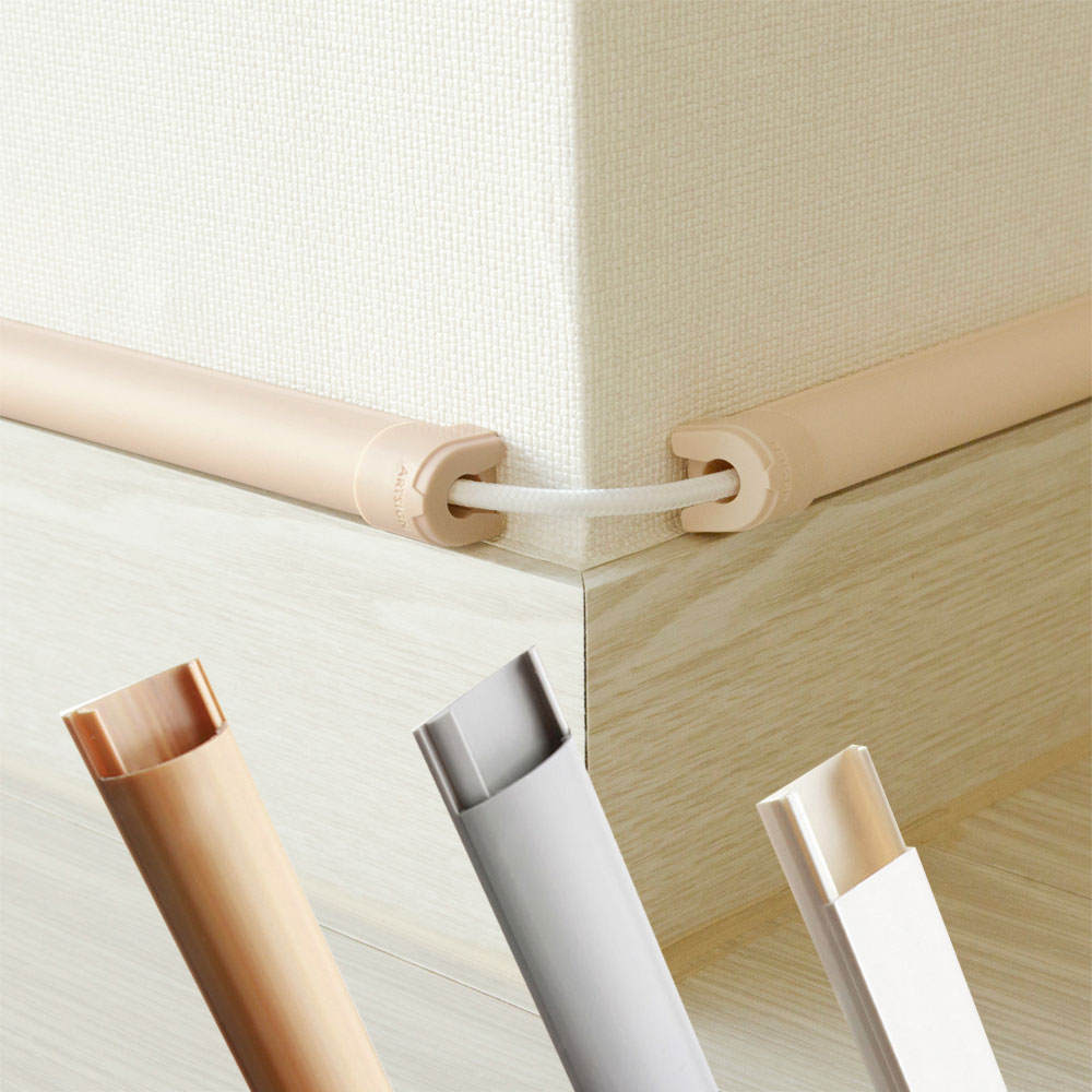 전선몰딩 사각 알루미늄 PVC 바닥 몰드 쫄대 케이블 선정리, 1개 4,000원