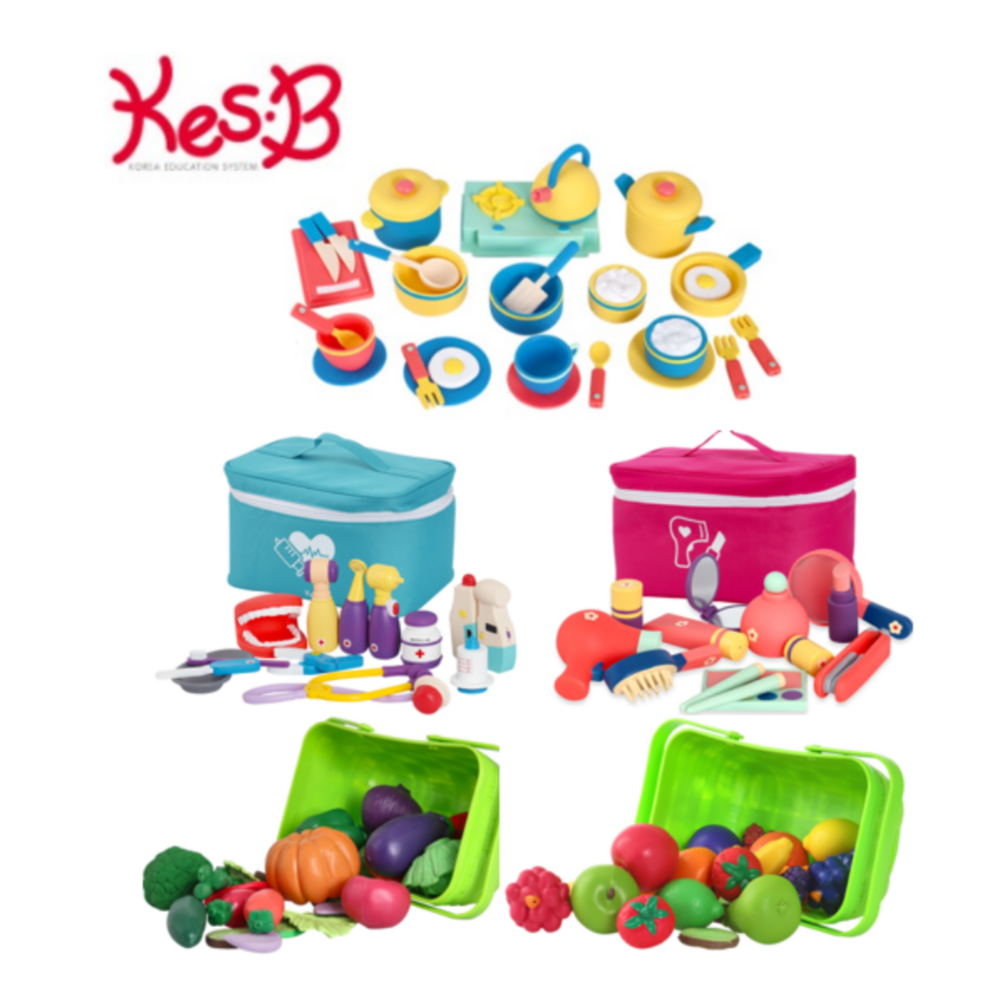 캐스비 플레이 뉴말랑하트 병원 주방 미용 놀이 야채 과일 바구니 역할 가게 시장 소꿉 37,500원