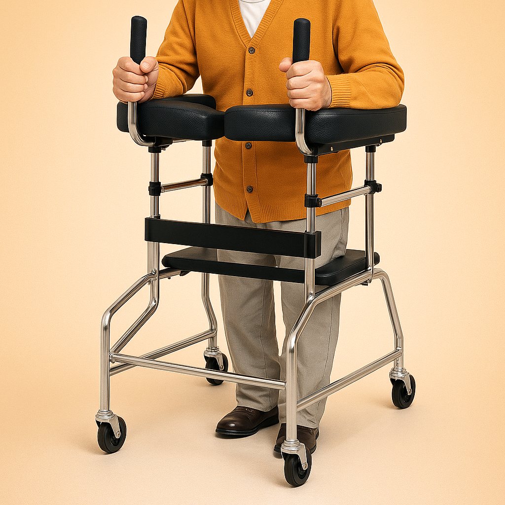 온빛케어 복지용구 환자 노인 접이식 이동식 U자 높이조절 요양 병원 재활 보조 성인용 보행기 보행차 에스케이비101 14,340원