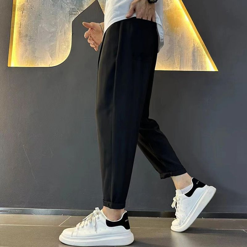 AOKADA 남성 가을 9부 배기 팬츠 드롭핏 루즈핏 장장 바지 26,910원