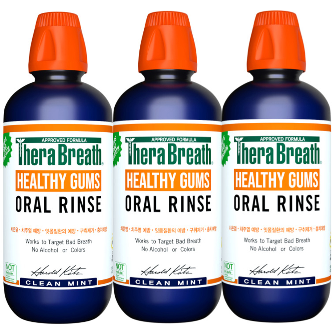 테라브레스 헬시검스 오랄린스 구강청결제 클린민트, 473ml, 3개 34,080원