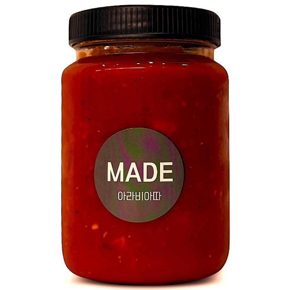 수제 아라비아따소스 450g 매콤한 토마토소스 스파게티 파스타 수제소스, 1개, 450ml 18,900원