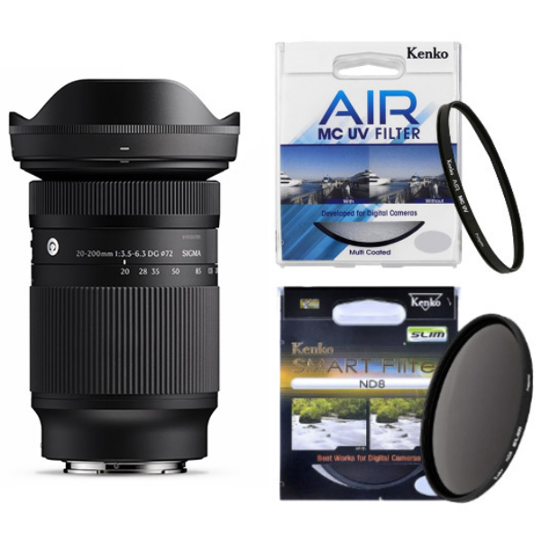 시그마 C 20-200mm F3.5-6.3 DG 소니 FE + 겐코필터 2종 1,390,000원