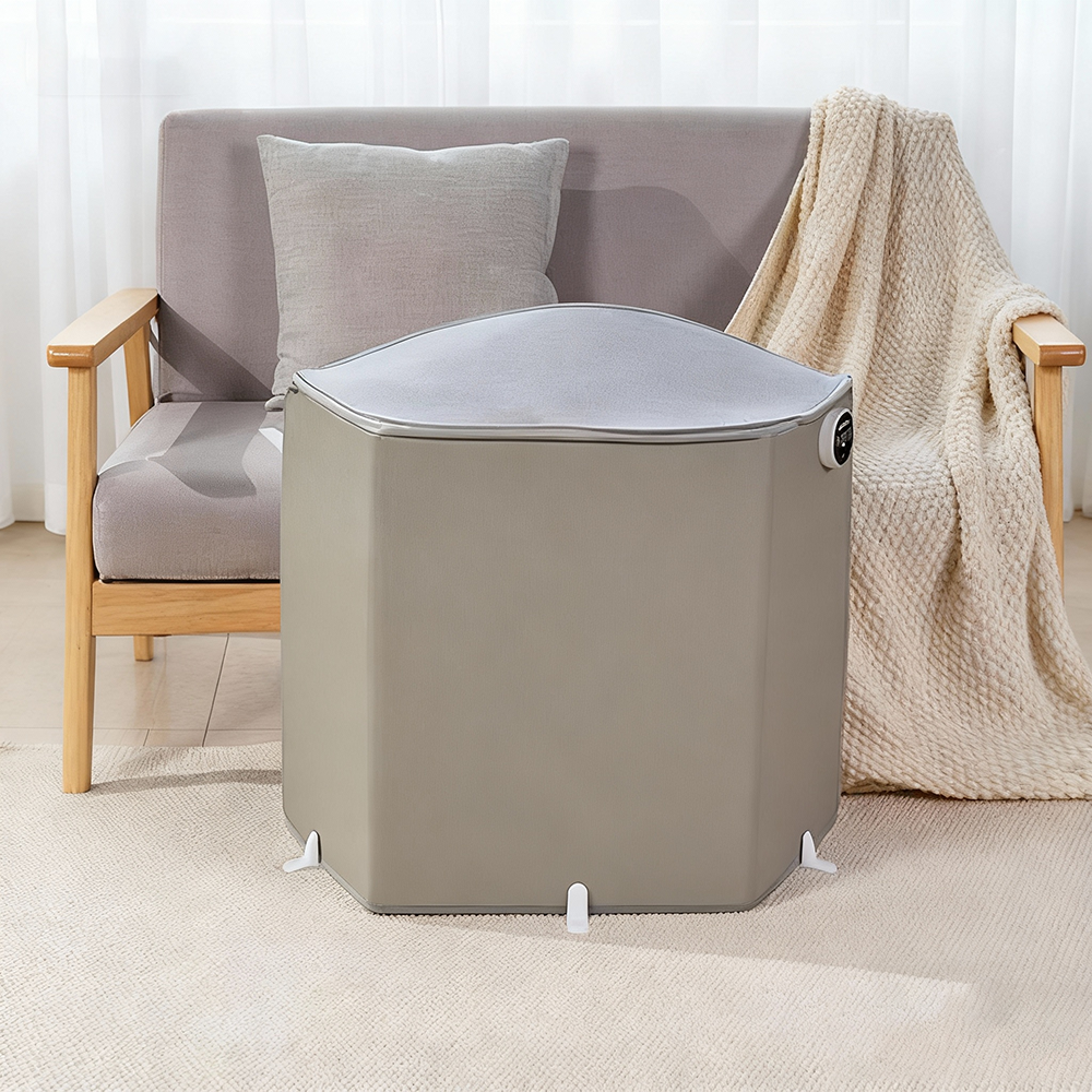 미홀 접이식 파티션히터 사무실 발난로 데스크 난방기 책상 아래 히터 저전력, 연그레이, 2025형 28,000원