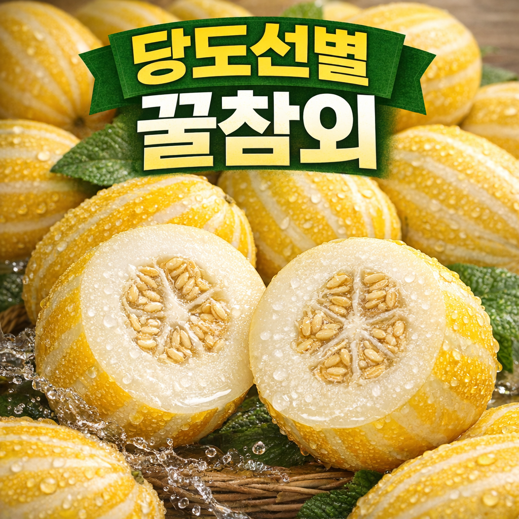 [첫수확파격특가] 고당도 산지직송 아삭달콤한 성주참외, 1박스, 3kg 18,900원