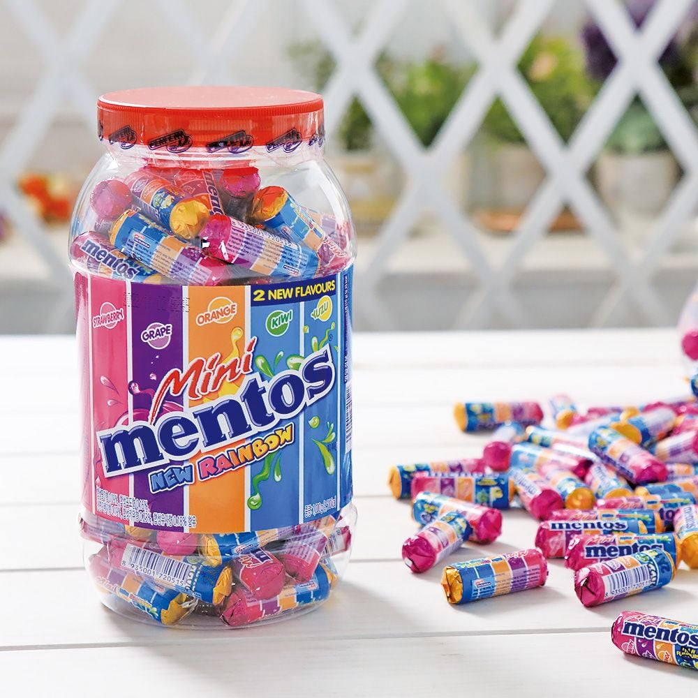 멘토스 미니 뉴레인보우 100입 사탕 사무실 간식 선물 bes+41967RO 15,590원