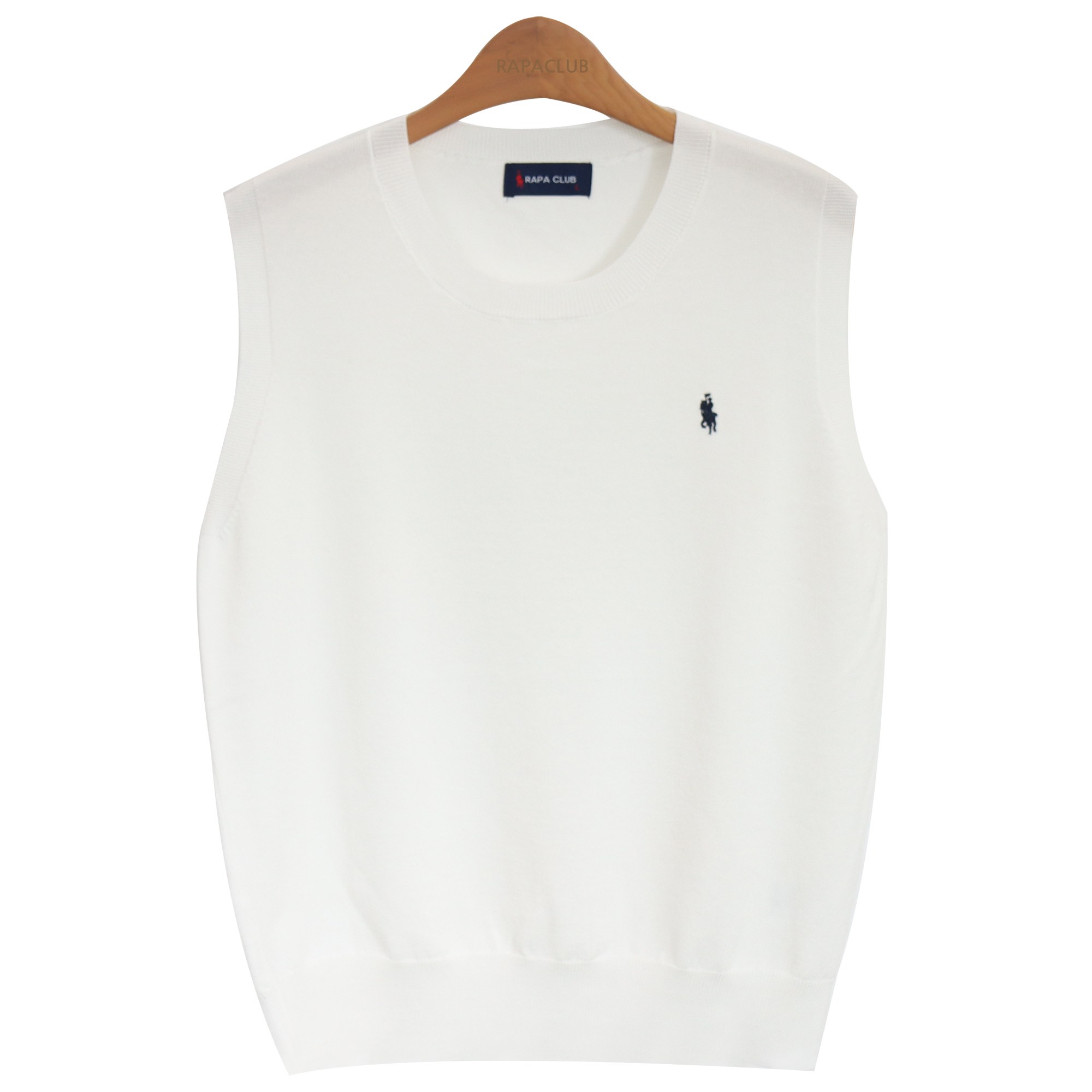 라파클럽 여성 라운드넥 민소매 니트 나시 여름 티셔츠 28,800원