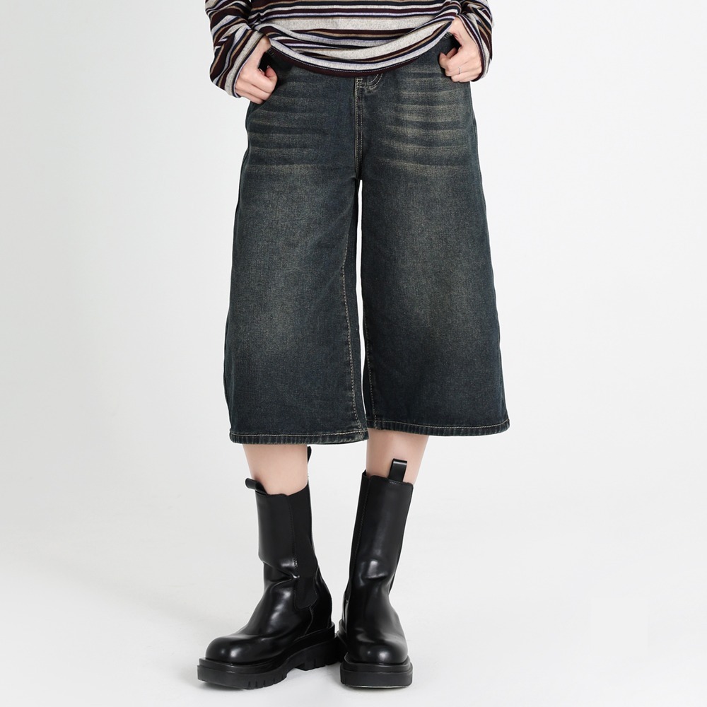 닷이프 여성용 워싱 와이드 버뮤다 팬츠 P26SS1-A2586 24,900원