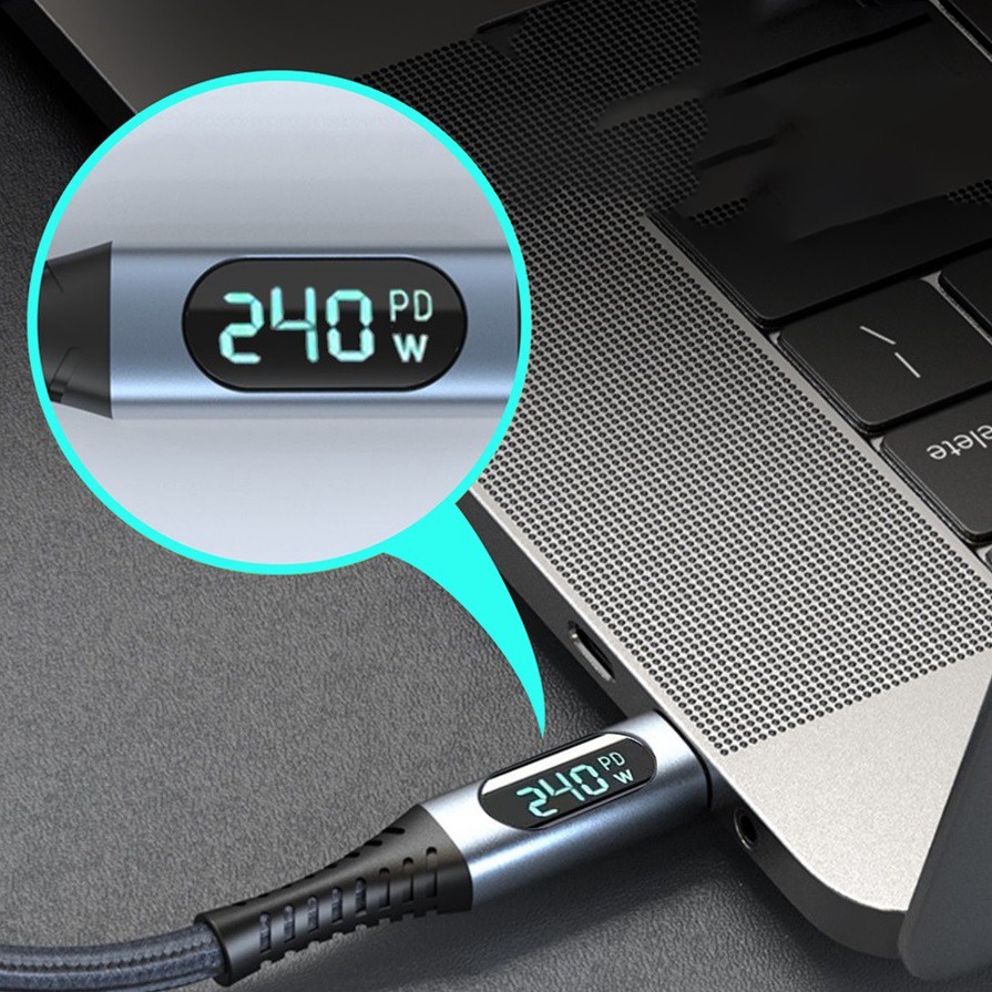 햅시 USB-IF 공식인증 디스플레이 240W 썬더볼트 4 USB4 4K 40Gbps 초고속충전 PD C타입-C타입 고속충전 케이블 23,800원