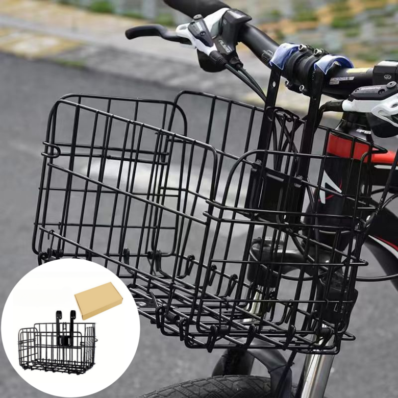 천끝 접이식 원터치 자전거 대형 바구니 바스켓 탈부착 위치조절가능, 1개, 0124-A자전거 대형 바구니2401-A 11,500원