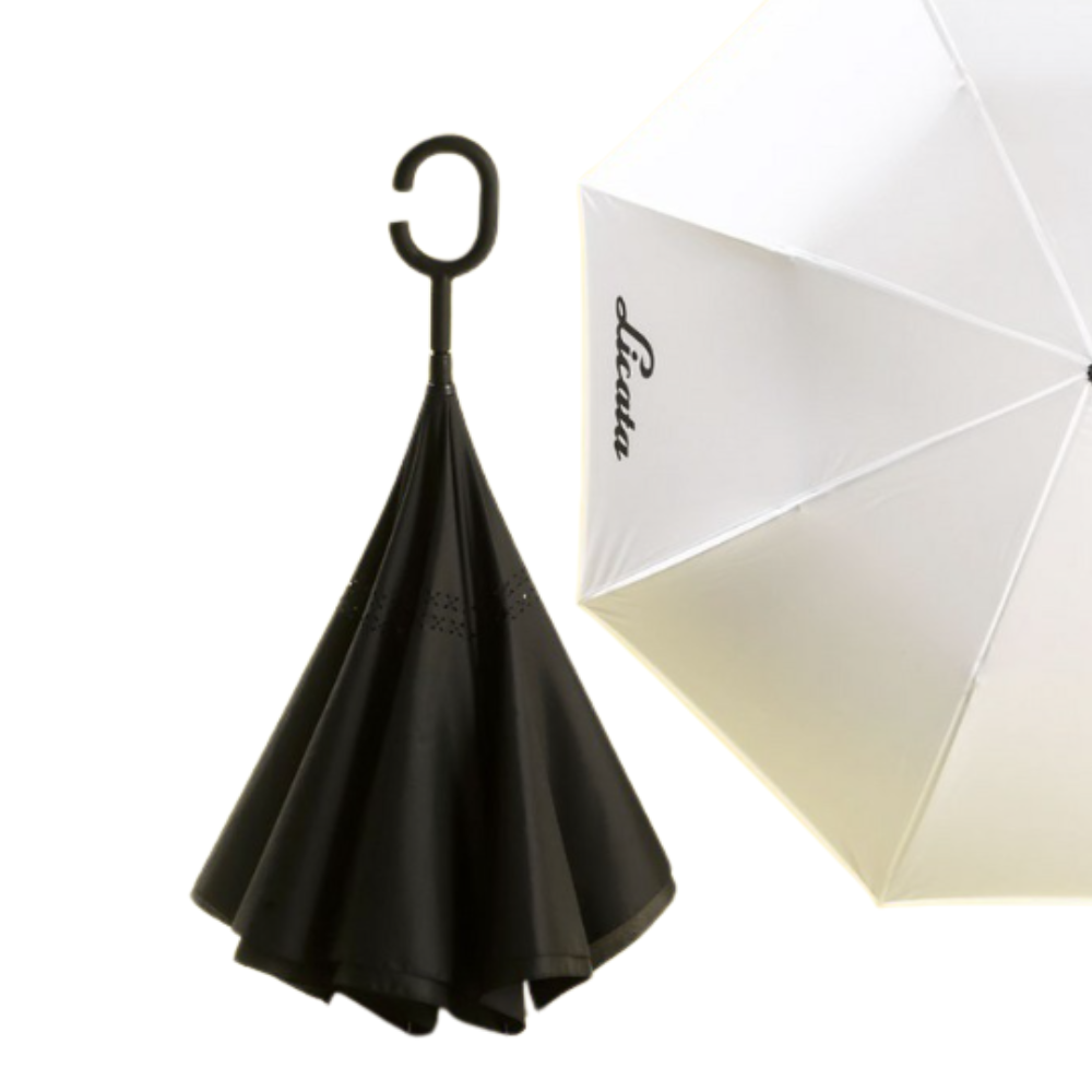 리카타 거꾸로 대형 자동 장우산 튼튼한 고급 경량 골프우산, 블랙, 1개 15,400원