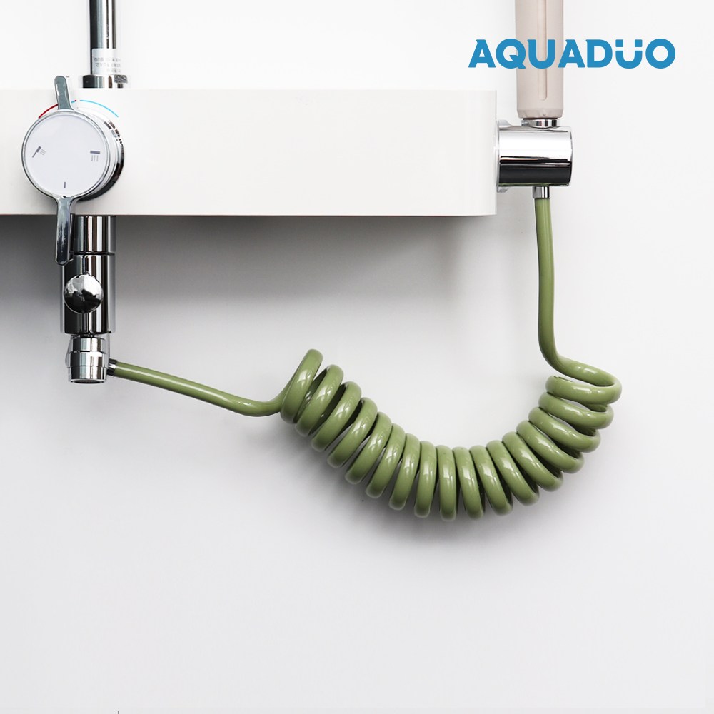 샤워플러스 아쿠아듀오 물때X 꼬임방지 스프링 샤워호스 3M 컬러샤워줄 인테리어샤워줄 29,050원