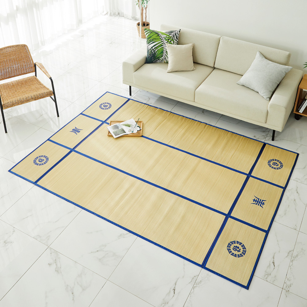 HanilMedical 세석 왕3단 접이식 왕골자리, 블루 257,000원