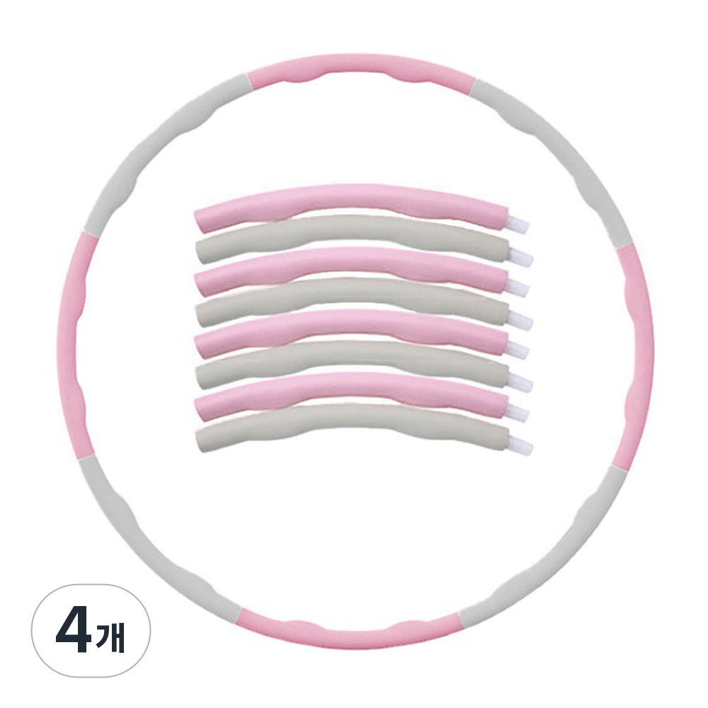 조아홈 분리형 부드러운 폼 훌라후프, 4개, 혼합, 1kg 46,800원