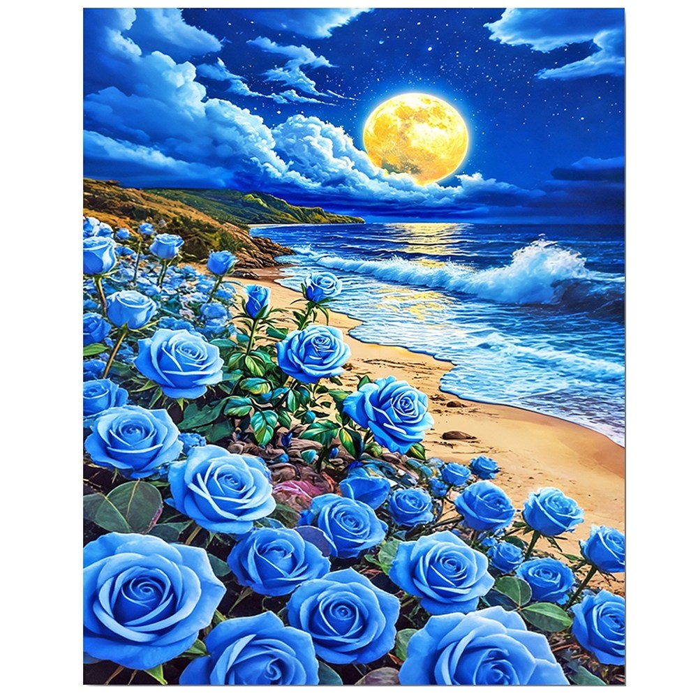 서은이네 캔버스형 보석십자수 DIY 구슬 비즈 십자수 액자형 40x50cm, 1세트, KF-08 24,500원