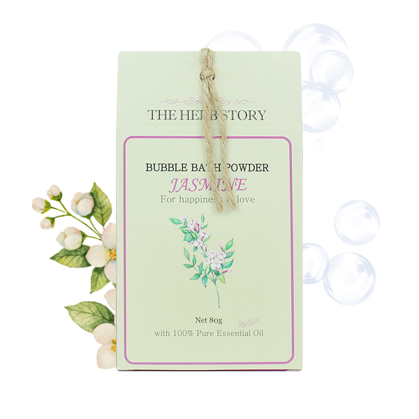 거품입욕제 커플입욕제 더허브스토리 바스파우더 자스민 80g 2,200원