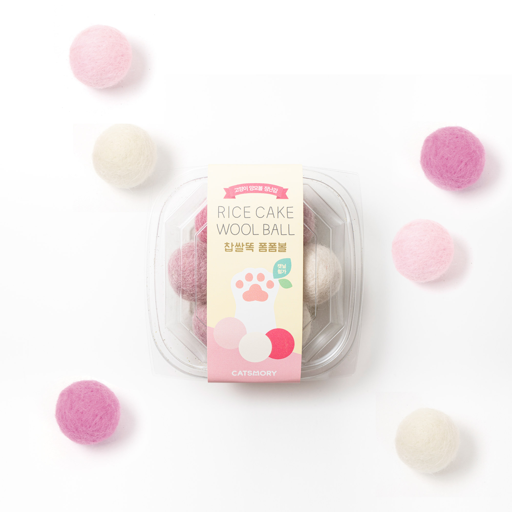 캣츠모리 고양이 찹쌀똑 양모볼 움직이는 털공 장난감 폼폼볼 9,790원